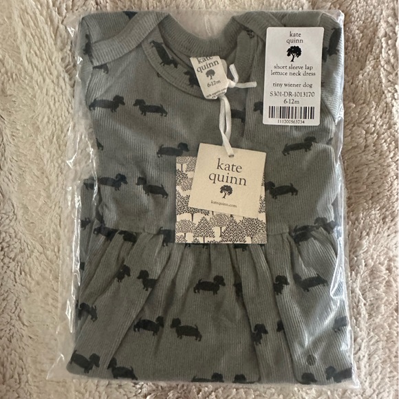 HP Kate Quinn Short Sleeve Lap Lettuce Neck Dress NWT - Picture 3 of 4
